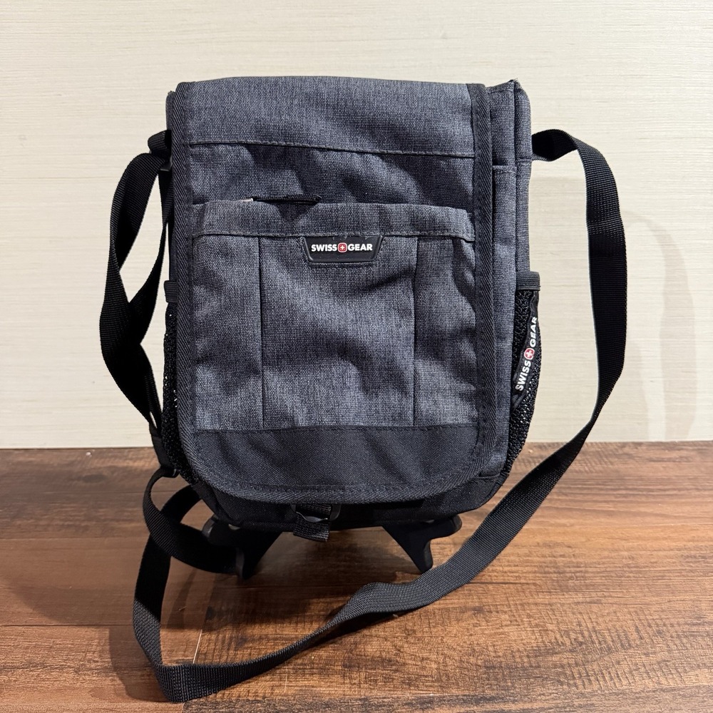 Swiss Gear The 2365 Vertical Boarding Bag Adjustable Cross Body Bag Grey